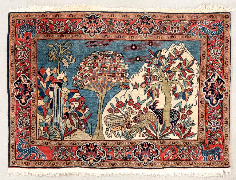 Matta Keshan figural semiantik ca 61x88 cm.