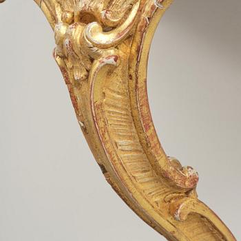 A Swedish Rococo console table.