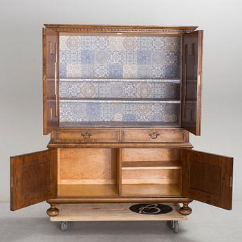 A stained birch cabinet, 1930's.