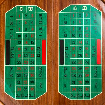 A mid 20th century games table.