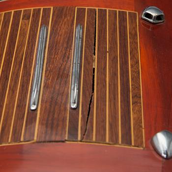 Model boat "Chris Craft triple cockpit", 21st century.