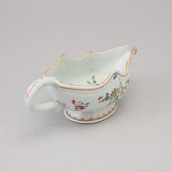 SÅSSNIPA, kompaniporslin. Qingdynastin, Qianlong (1736-95).