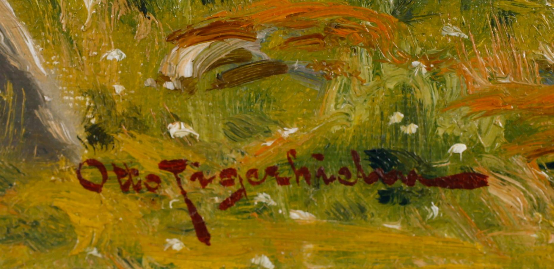 OTTO TIGERHIELM, olja på duk, signerad.