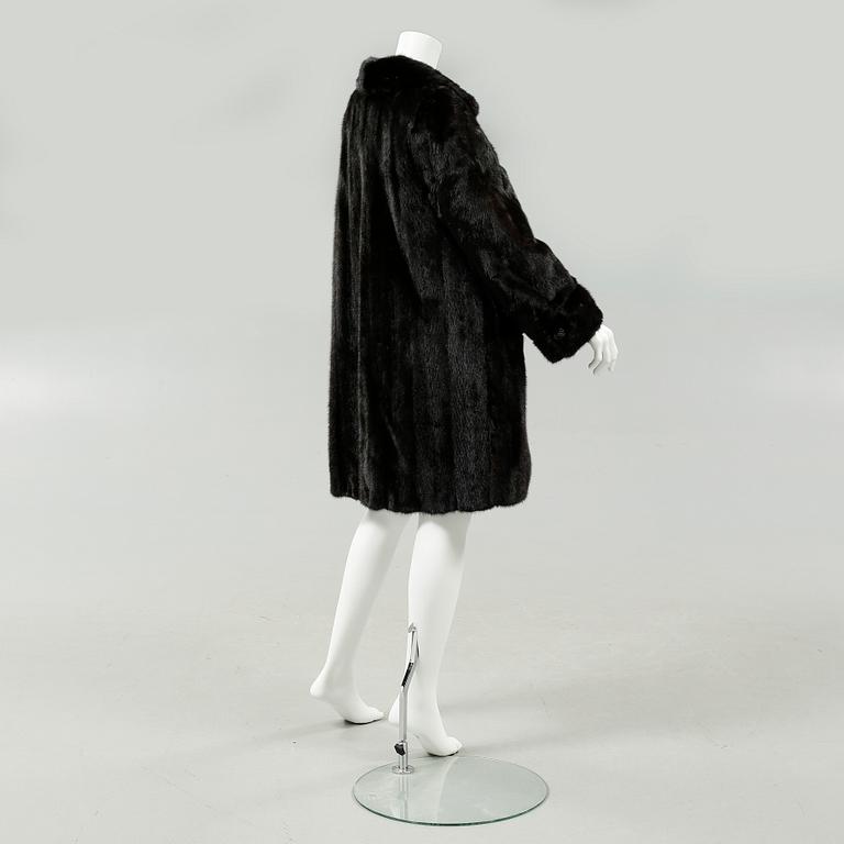 A mink fur coat.