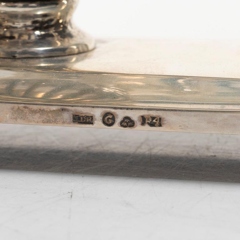 Empire, Perfume burner, silver, Johan Daniel Blomsterwall, Gothenburg 1836.