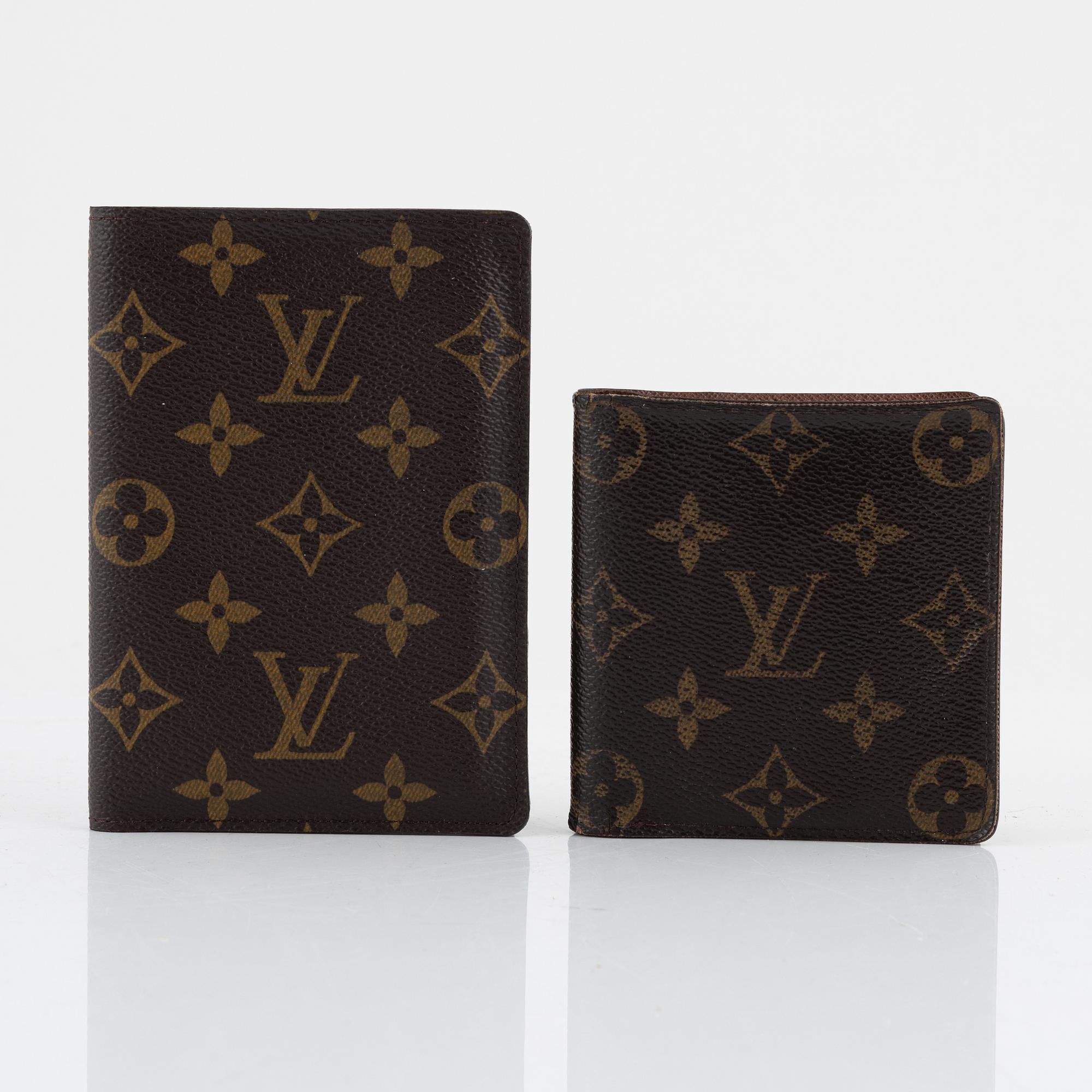 Louis Vuitton, plånbok och passhållare, 2009-11.
