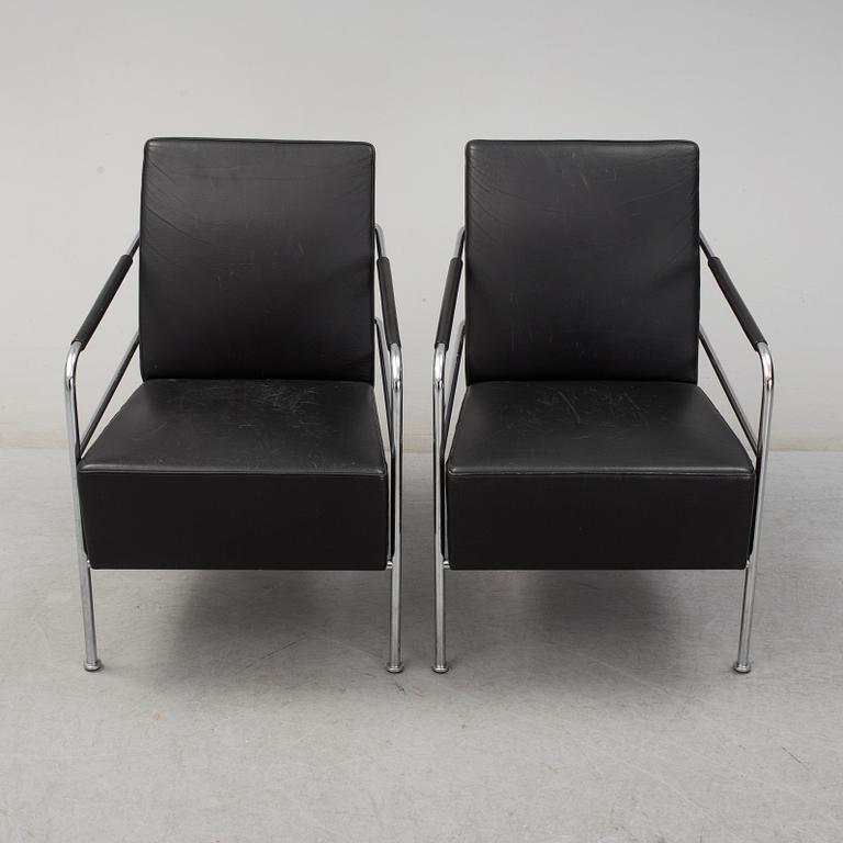 GUNILLA ALLARD, fåtöljer ett par "Cinema" Lammhults, 1990-tal.