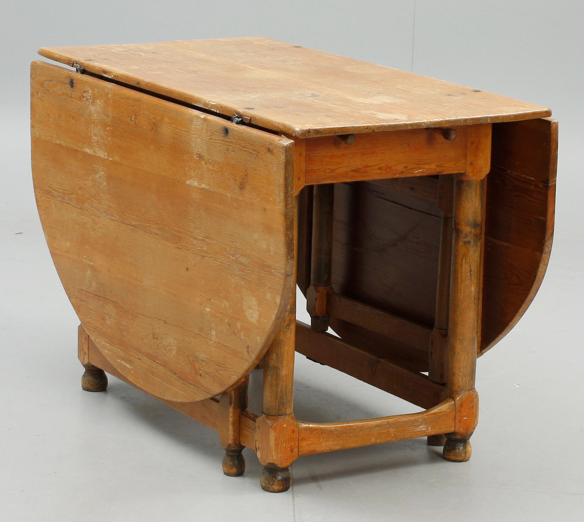 SLAGBORD, allmoge, 1800-tal.