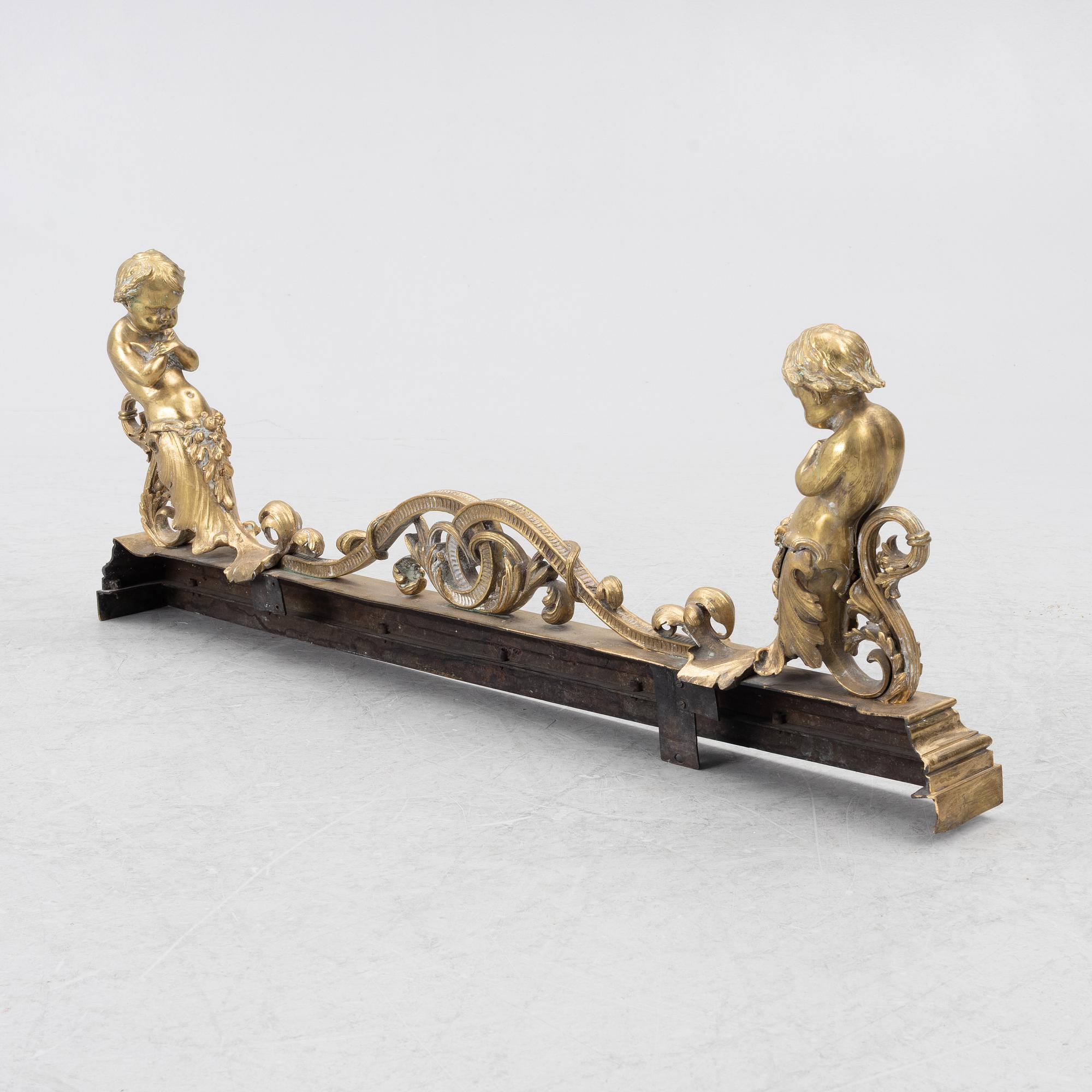 Brasdekoration, mässing, tidigt 1900-tal.