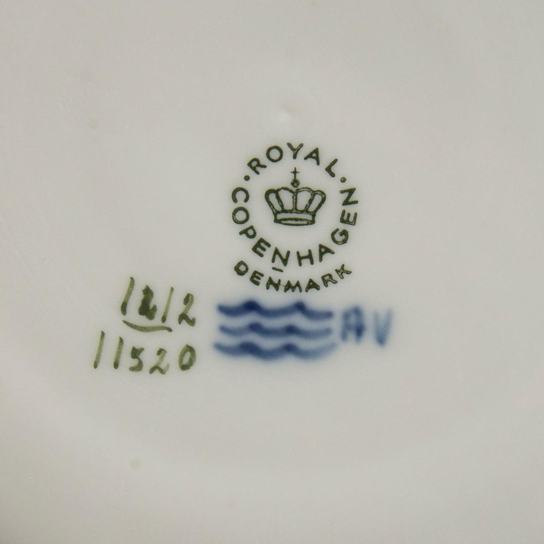 Arnold Krogh, service approx. 66 pcs "Blue Fan", Royal Copenhagen Denmark.