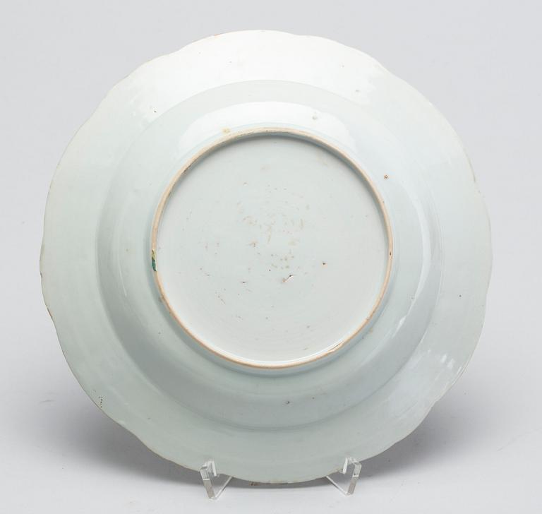 TALLRIK, porslin, Qianlong, Kina, (1736-95).