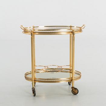 A SERVING TROLLEY, SECOND HALF OF 20TH CENTURY.
