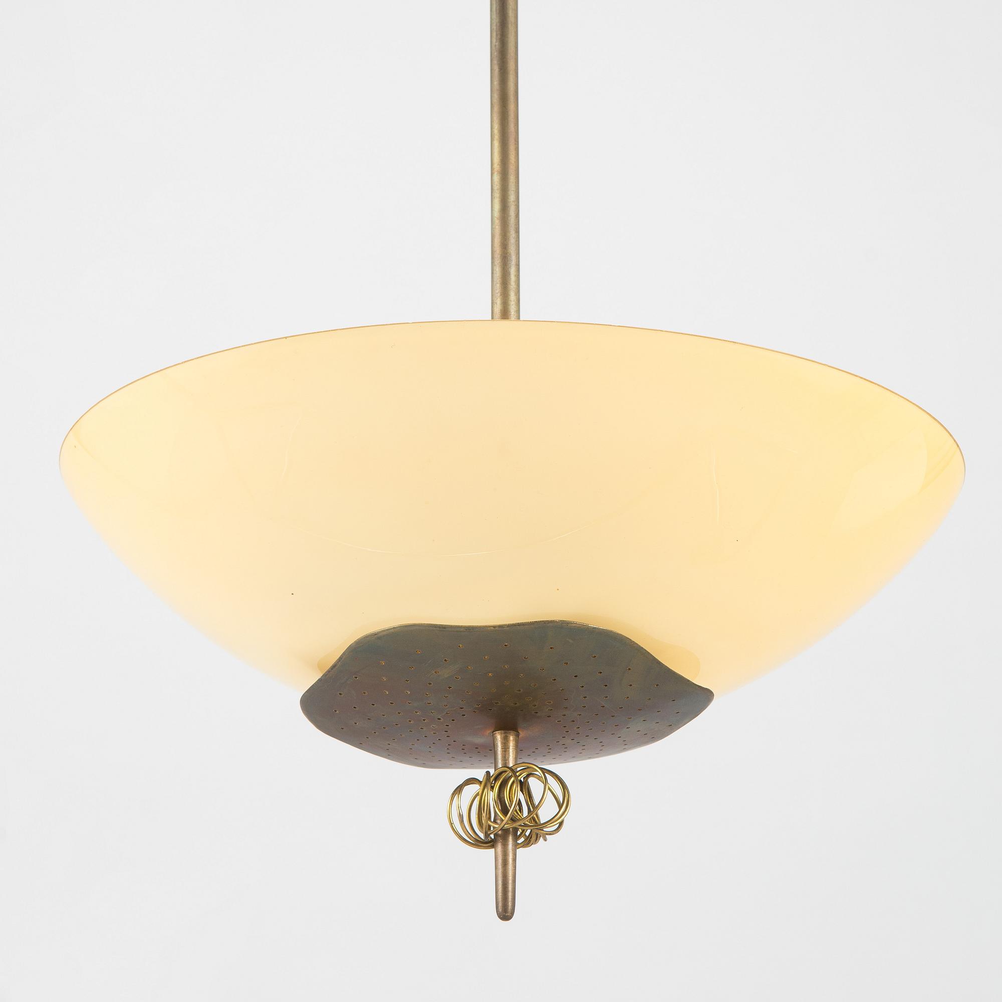 Paavo Tynell, Ceiling lamp for Taito. Made to order 1950.