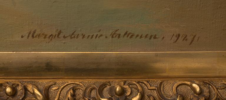 MARGIT AARNIO-AALTONEN, olja på duk, signerad och daterad 1927.