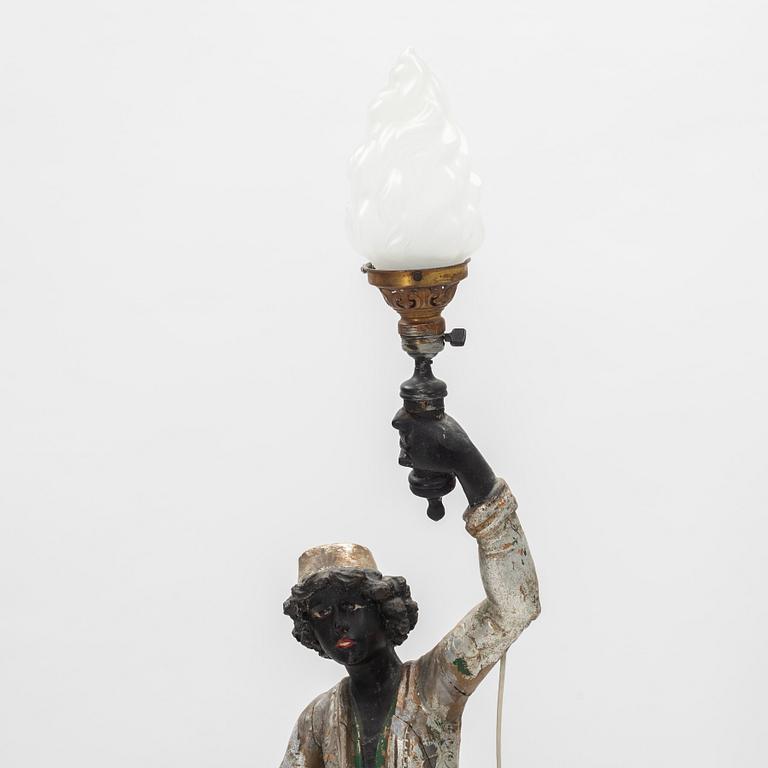 A late 19th century floor lamp.