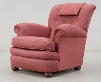 A Josef Frank easy chair for Svenskt Tenn, model 336.