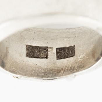 Sven-Erik Högberg, ring, sterlingsilver, Göteborg 1983.