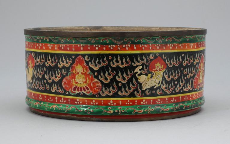 SKÅL, porslin, sydostasien, troligen 1800-tal.