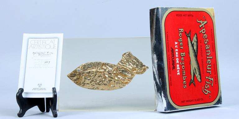 ROGER BEZOMBES, skulptur, förgylld brons.