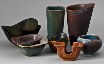 PARTI KERAMIK, 11 delar, Gunnar Nylund Rörstrand.