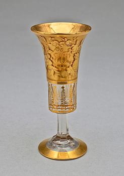 CHAMPAGNEGLAS, empire, Ryssland, 1800-talets första hälft.