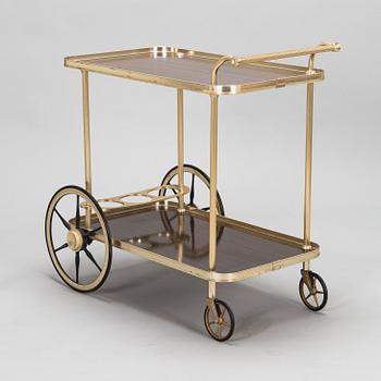 A serving trolley, last quarter of the 20th century.