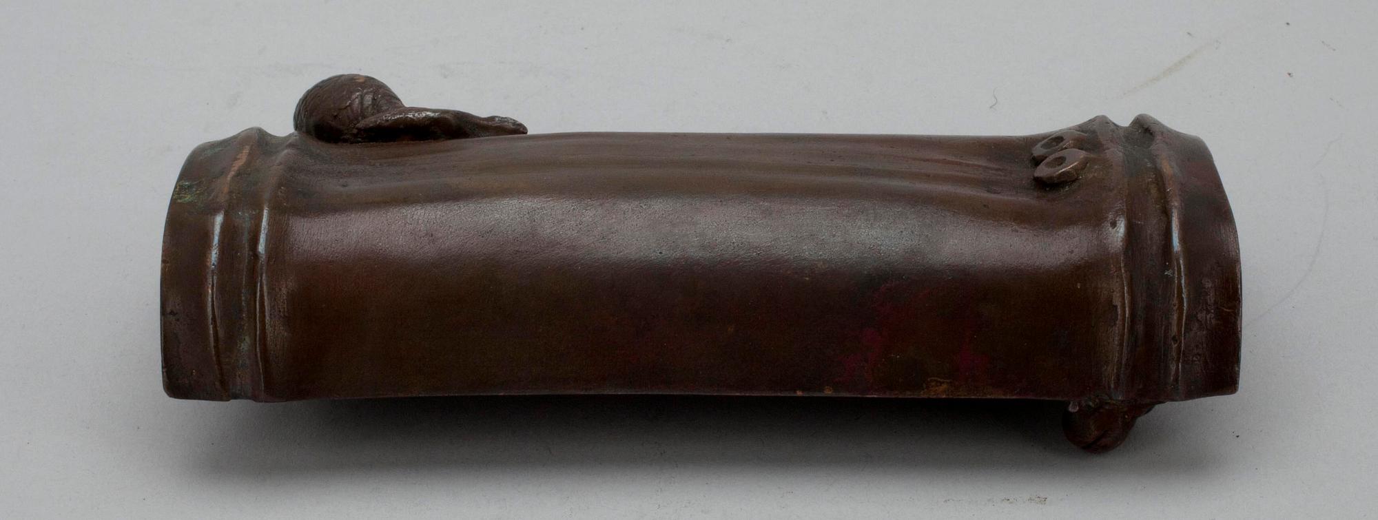 ARMSTÖD, brons, arkaiserande, sannolikt Japan, 1800-tal.