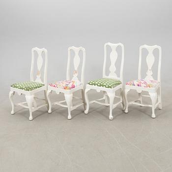 Chairs 8 pcs late Baroque and late Baroque style 17/20th century.