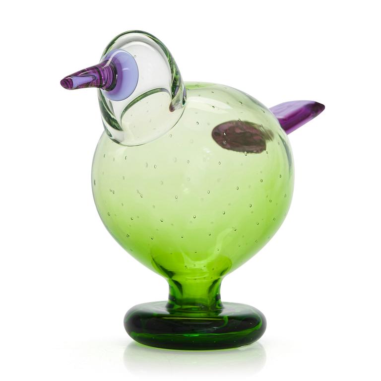 Oiva Toikka, A glass bird, signed Oiva Toikka IITTALA SCOPE 192.