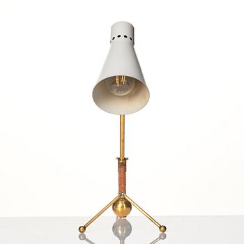 Tapio Wirkkala, a table lamp, model 'K11-16', Idman, Finland, mid-20th century.