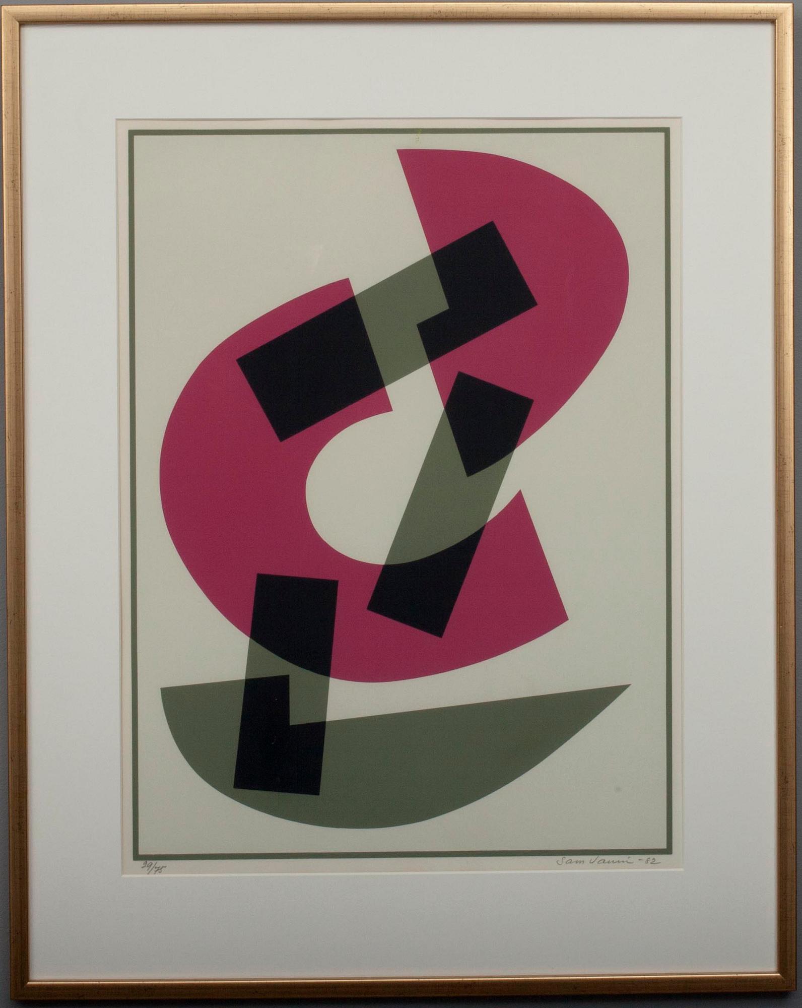 SAM VANNI, serigrafi, signerad och daterad -82, numrerad 39/75. - Bukowskis