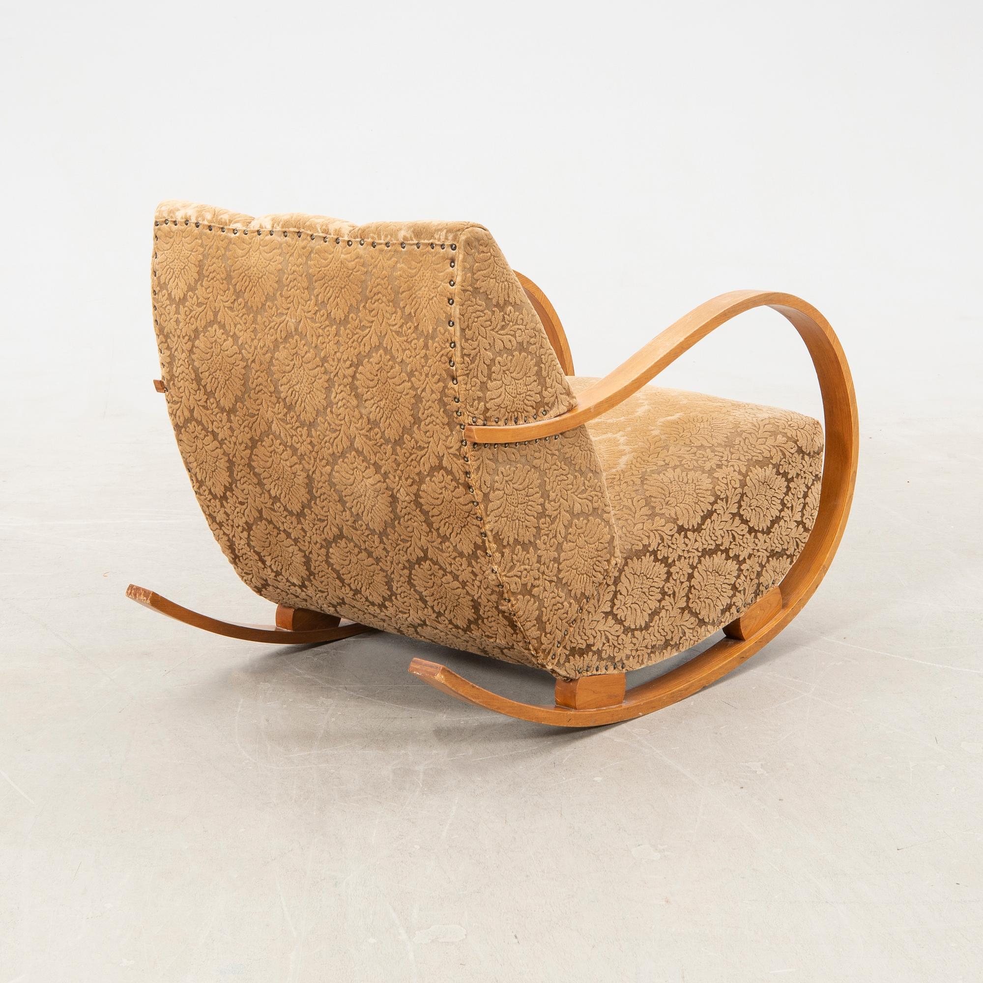 Gungstol Swedish Modern 1940-tal.