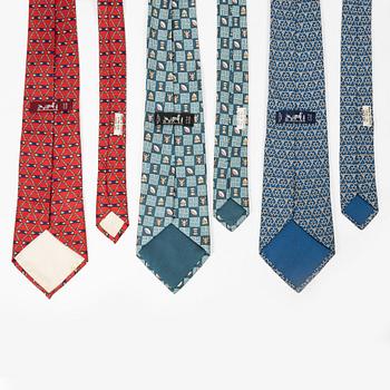 Hermès, ties, 3 pcs.