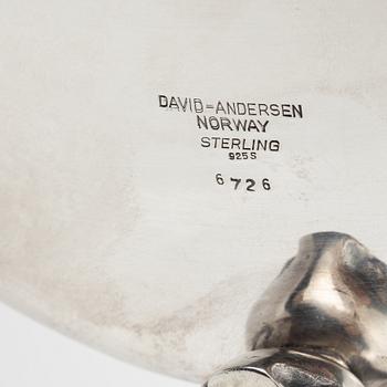 David Andersen, dryckeskanna, barockstil, sterlingsilver, Norge, 1900-tal.