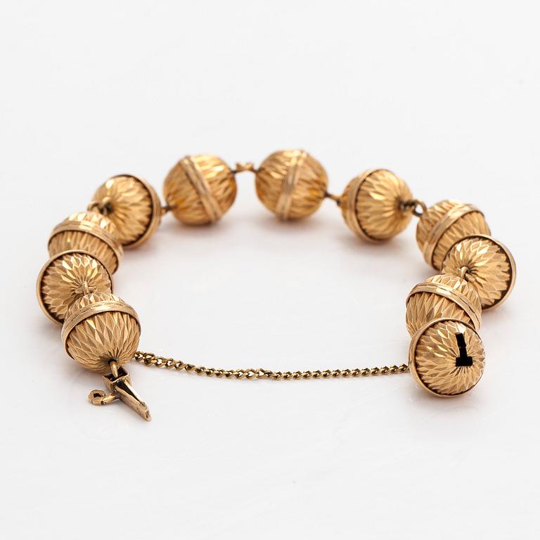 Armband, 17K guld.