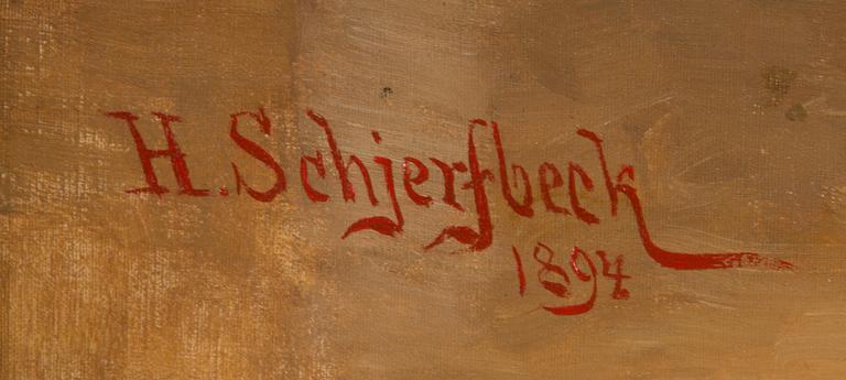 Helene Schjerfbeck, "The letter".