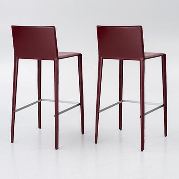 Lievore Altherr Molina, Two 'Norma' bar stools, Arper.