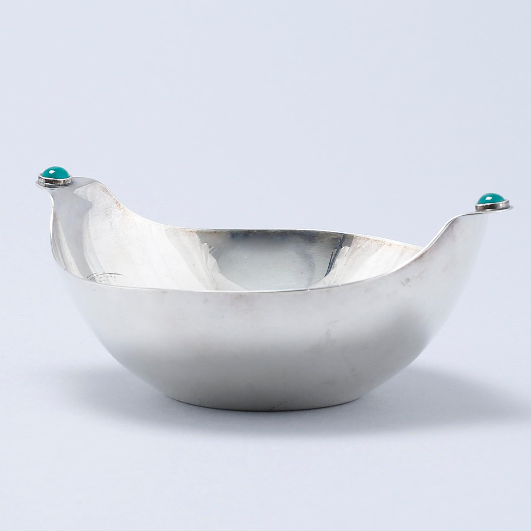 A silver bowl for C.G Hallberg, Stockholm, 1961.