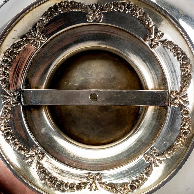 CG Hallberg, bowl, silver, 1902.