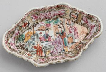 PARTI PORSLIN, 6 delar, Kina, 1700/1800-tal.