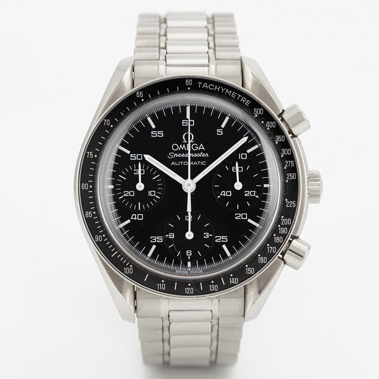 Omega, Speedmaster, Reduced, chronograph, wristwatch, 39 mm.