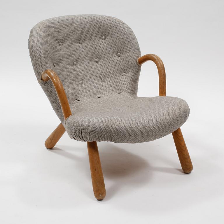 FÅTÖLJ, "Clam Chair" / "Muslinge", Philip Arctander, tillskriven, 1900-talets mitt.
