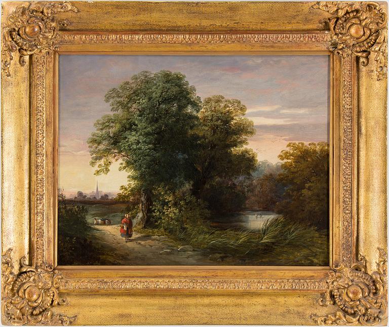 JAMES ARTHUR O'CONNOR, attributed to, oil on canvas, not signed.