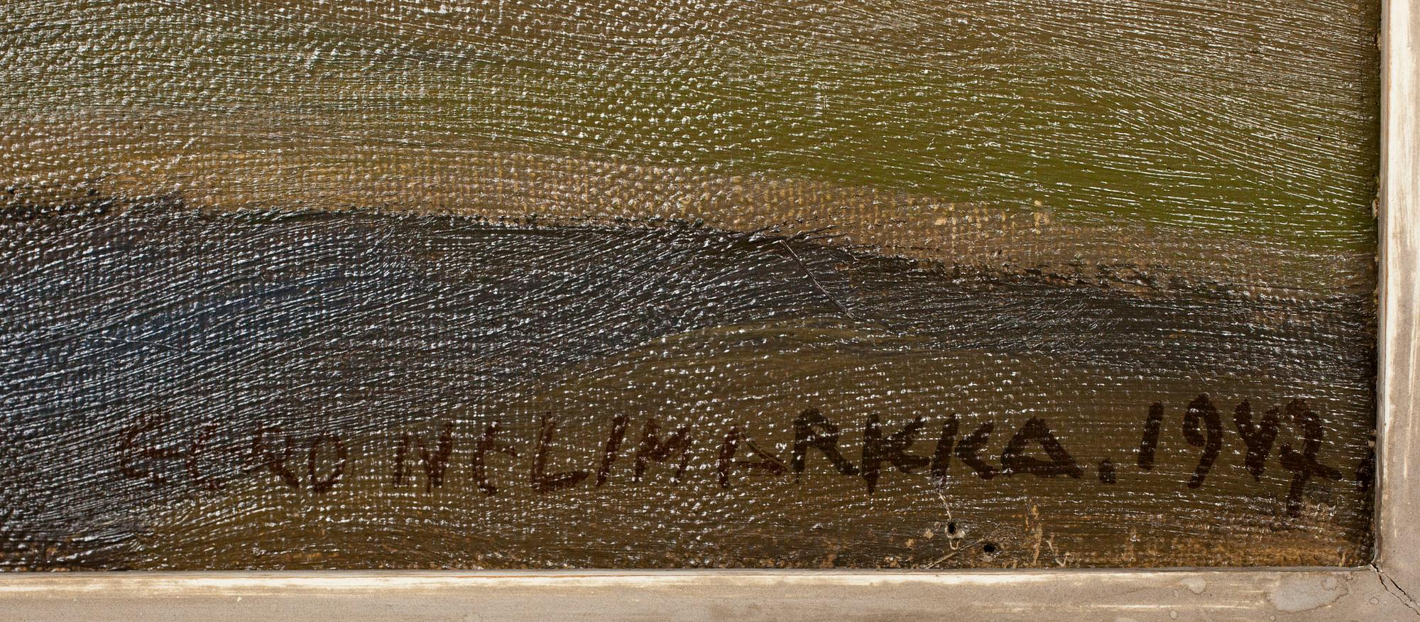 EERO NELIMARKKA, olja på duk, signerad och daterad 1947.