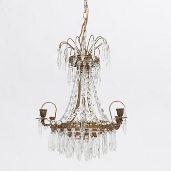 An Empire style chandelier, 20th Century.