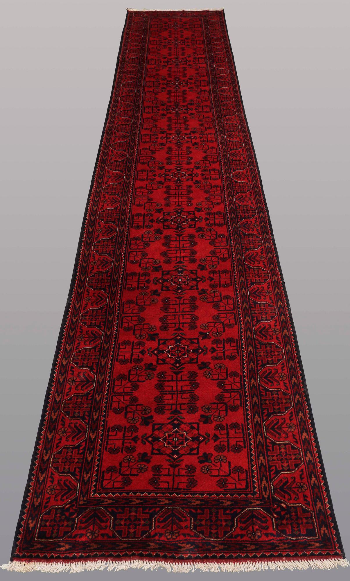 A RUNNER, Afghan s.k                         " Khan Mohammadi " 487 x 78 cm.