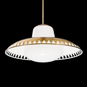 A mid 20th century pendant light for Stockmann Orno, Finland.