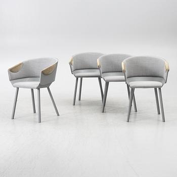 Stefan Diez, armchairs, 4 pcs, "Houdini", E15.