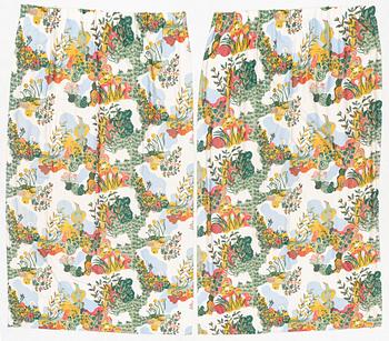 Josef Frank, curtains, a pair, "Anacreon", Svenskt Tenn.