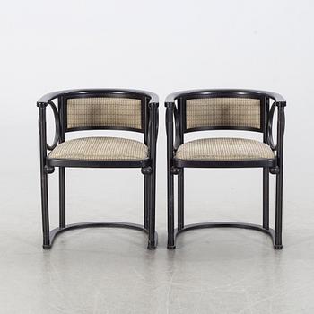 JOSEF HOFFMANN, a pair of chairs, Wittmann, Austria.